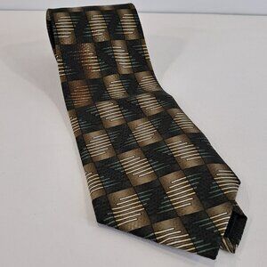 Ziggurat By Mulberry 100% Silk Neck Tie